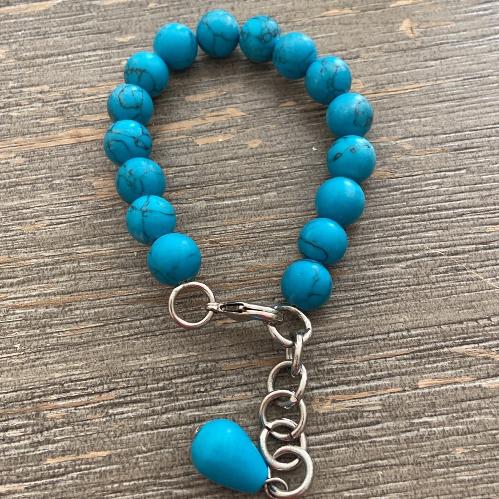 Vintage Artisan Howlite Stones Bracelet